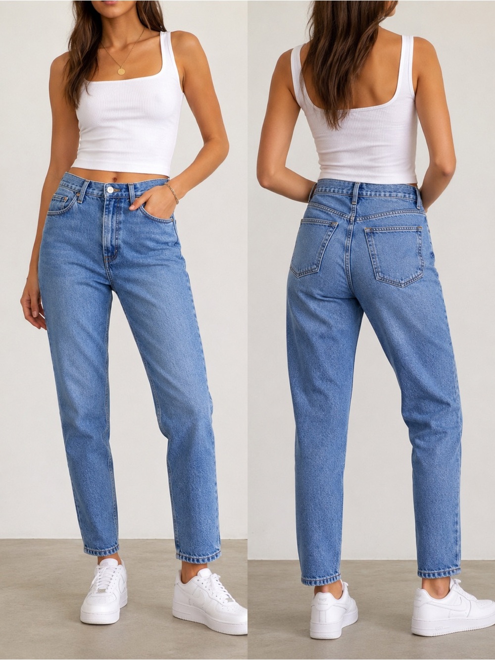 Vintage Nordstrom Mom Jeans Women’s Size 6 High Rise 100% Cotton Straight Leg